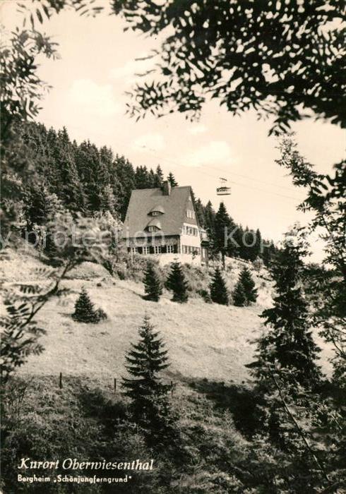 Oberwiesenthal Erzgebirge Bergheim Schönjungferngrund