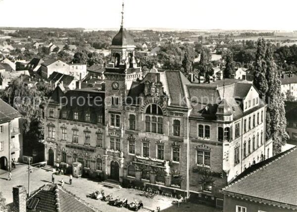 Bad Lausick Blick zum Rathaus