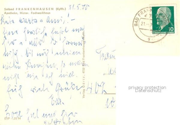 Bad Frankenhausen Apotheke Historisches Fachwerkhaus – Bild 2