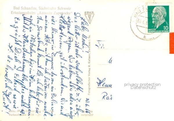 Bad Schandau Erholungsheim Antonin Zapotocky Flieger – Bild 2