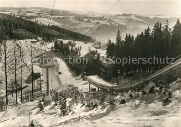 Klingenthal Vogtland Grosse Aschbergschanze Skispringen Wint