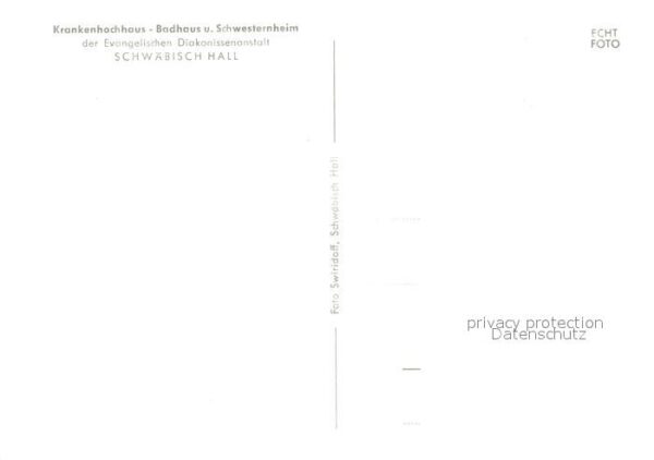 Schwaebisch Hall Krankenhaus Badehaus Schwesternheim Eva – Bild 2