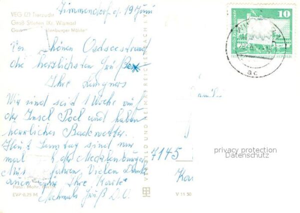 Gross Stieten Gaststätte Mecklenburger Mühle Windmühl – Bild 2