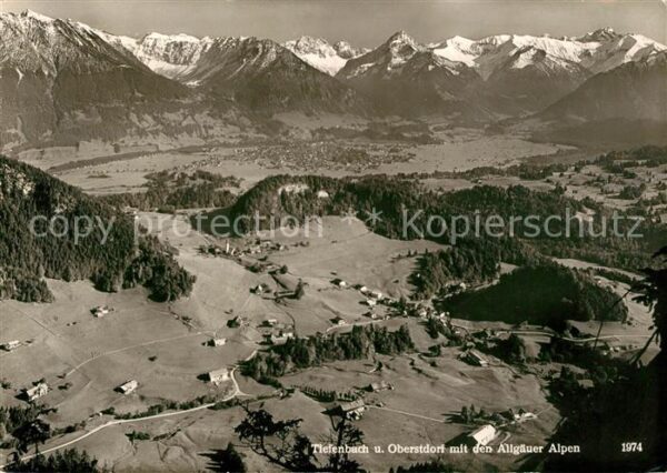 Tiefenbach Oberstdorf mit Allgäuer Alpen