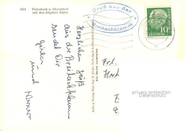 Tiefenbach Oberstdorf mit Allgäuer Alpen – Bild 2