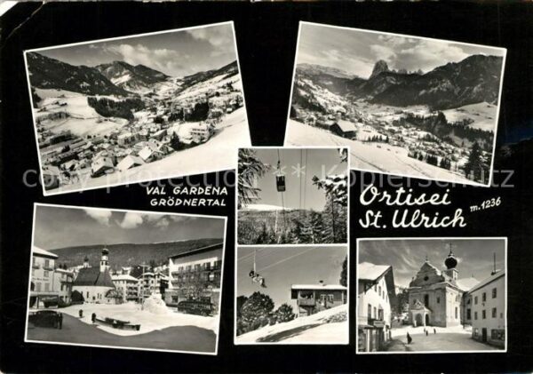 Ortisei St Ulrich Landschaftspanorama Alpen Ortsmotive mi