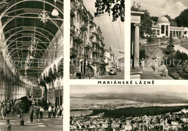 Marianske Lazne Teilansichten Panorama
