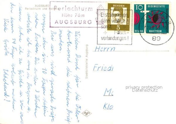 Augsburg Perlachturm und Rathaus – Bild 2