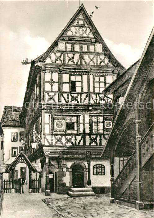 Meiningen Thueringen Büchnersches Hinterhaus