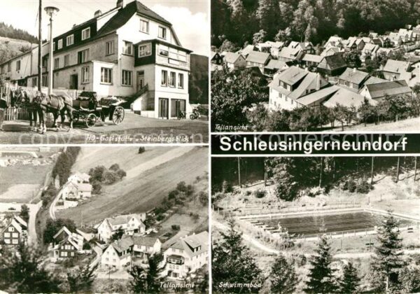 Schleusingerneundorf HOG Steinbergblick Teilansichten Schwim