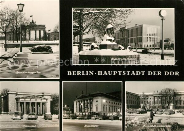 Berlin Brandenburger Tor Staatsratsgebäude Mah