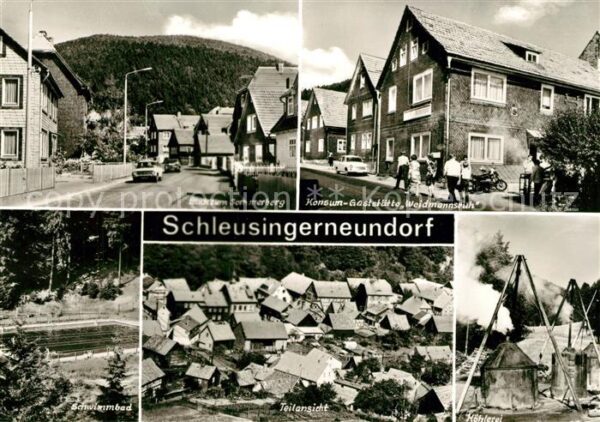 Schleusingerneundorf Sommerberg Konsum Gaststätte Weidmannsr