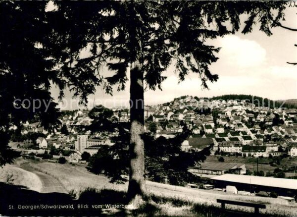 St Georgen Schwarzwald Blick vom Winterberg