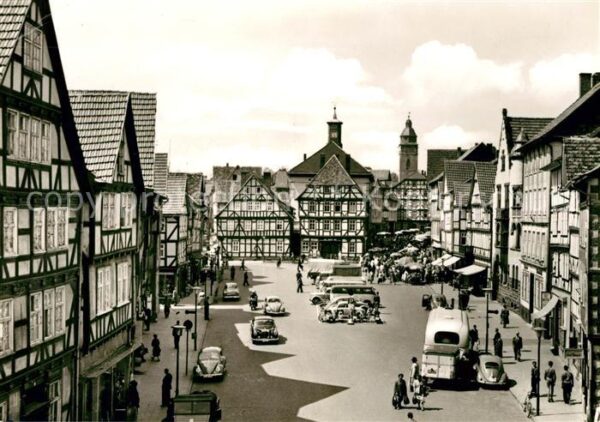Eschwege Marktplatz mit altem Rathaus
