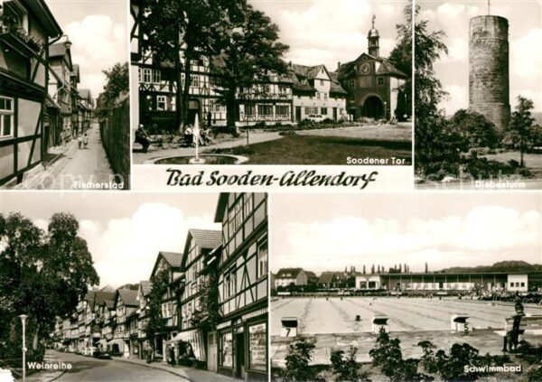 Bad Sooden-Allendorf Fischerstad Soodener Tor Diebesturm Wei