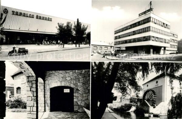 Tapolca Teilansichten Gebäude Wasserrad