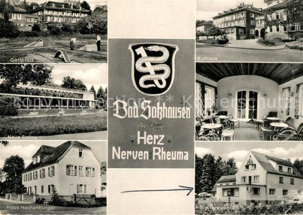 Bad Salzhausen Minigolfplatz Saline Kurhäuser Gaststät