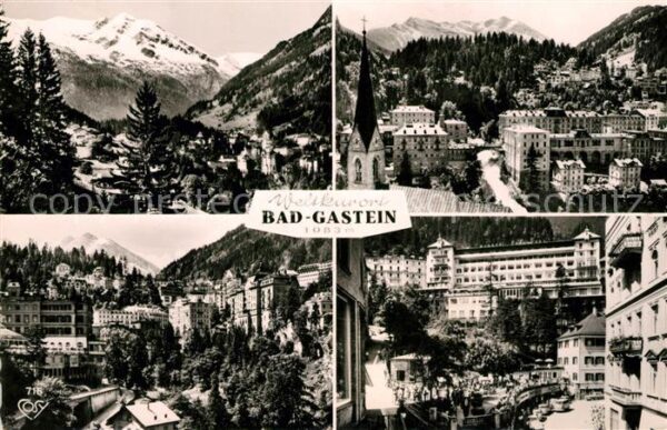 Bad Gastein Teilansichten Thermalbad an der Tauernb
