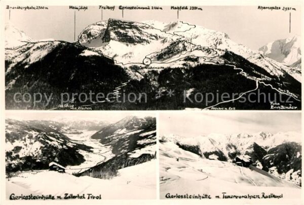 Gerlos Gerlossteinhütte Zillertal Tuxer Alpen