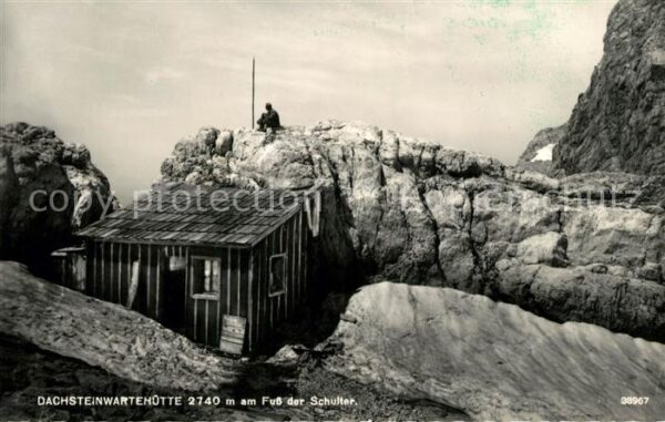 Ramsau Dachstein Steiermark Dachsteinwartehütte am Fuss der Schulte