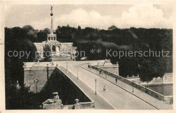 Muenchen Prinzregentenbrücke Friedensengel