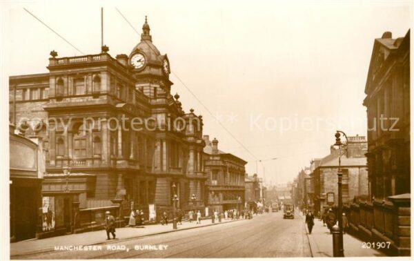 Burnley Manchester Road Valentine's Card