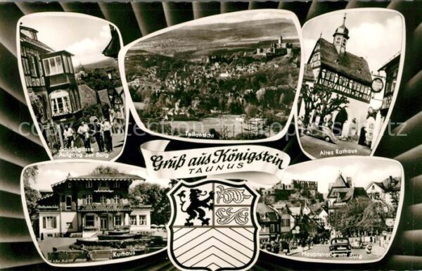 Koenigstein Taunus Schlossgasse Teilansicht Altes Rathaus