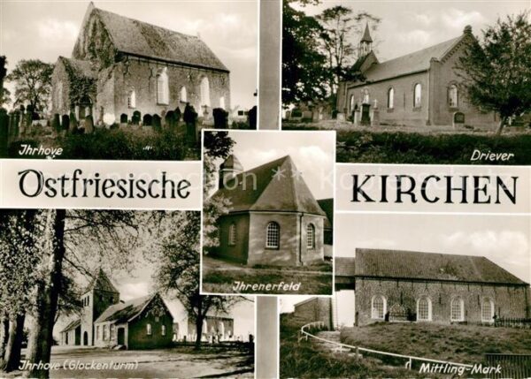Ihrhove Ostfriesische Kirchen Driever Ihrhove G