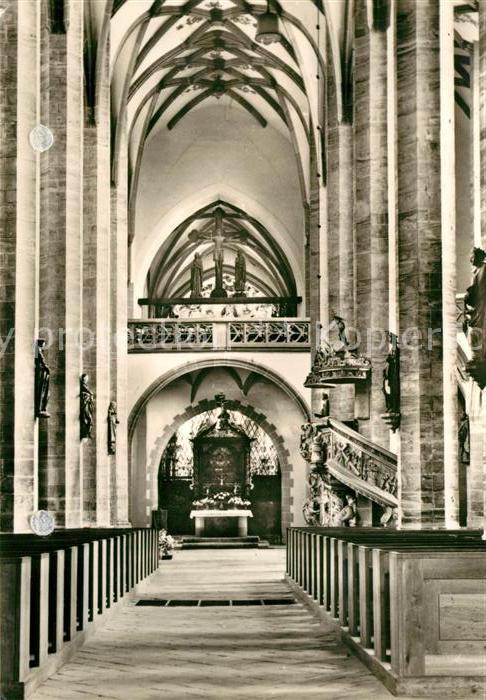 Freiberg Sachsen Dom Blick zum Altar