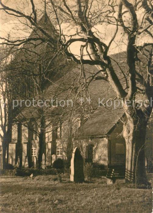 Prerow Ostseebad Seemannskirche im Naturschutzgebiet Dar