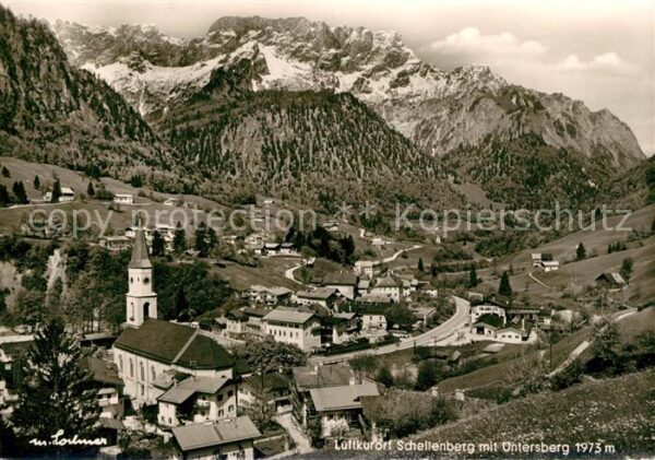 Schellenberg Marktschellenberg Luftkurort mit Untersberg Berchtesgaden