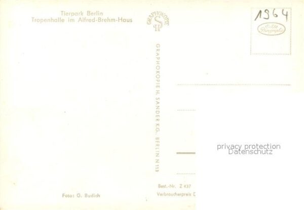 Berlin Tierpark Tropenhalle im Alfred Brehm Ha – Bild 2