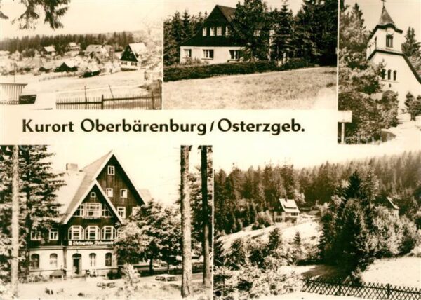 Oberbaerenburg Baerenburg Teilansichten Kurort Erholungsheim Frie