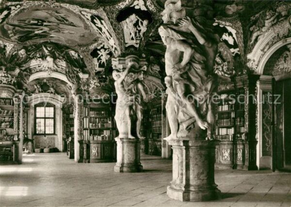 Metten Donau Klosterbibliothek der Benediktinerabtei
