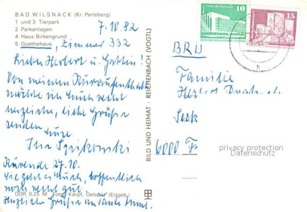 Bad Wilsnack Tierpark Park Haus Birkengrund Goetheha – Bild 2