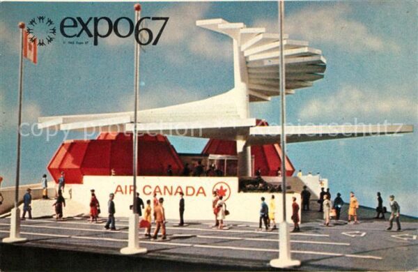 Exposition Universelle Internationale Mo Pavillon d_Air Canada