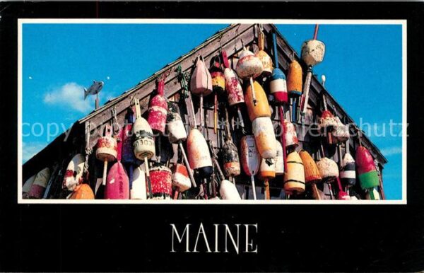 Fischerei Fisherman's Shack Lobster Buoys Maine C