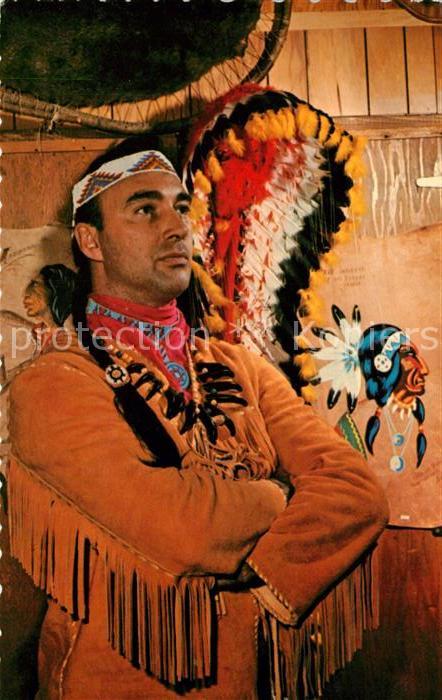 Indianer Native American May One-Onti Gros Louis Grand Chief Hur