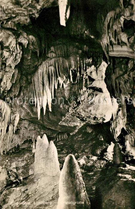 Hoehlen Caves Grottes Bing-Höhle Streitberg Kristallgrotte