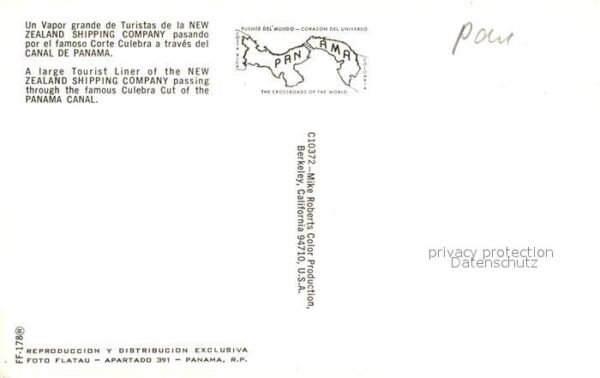 Dampfer Oceanliner New Zealand Shipping Company Culebra Cu – Bild 2