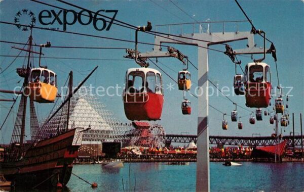 Exposition Universelle Internationale Mo Teleferique de la Ronde Lac des Dauphin