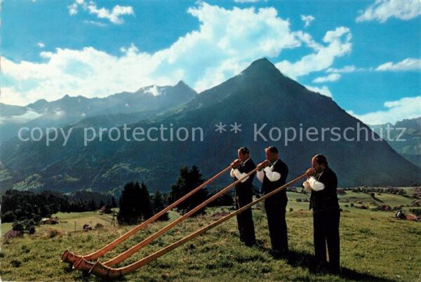 Alphorn Alphorntrio Morgebärg Niesen Aeschiried