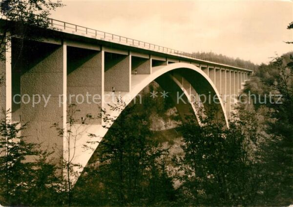 Bruecken Bridges Ponts Teufelstalbrücke Autobahn Dresden-Eisen