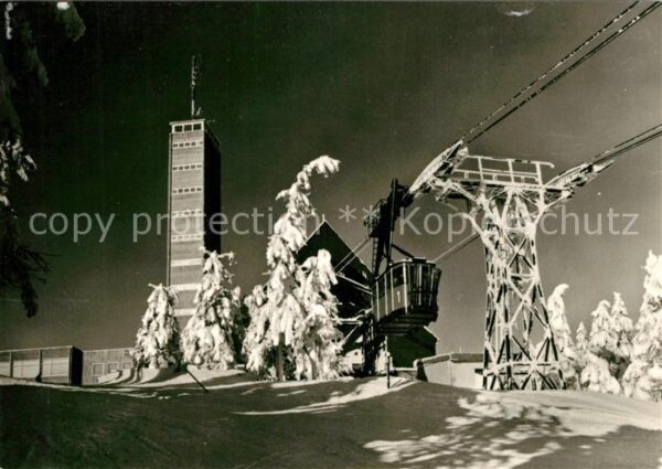 Seilbahn Oberwiesenthal Aussichtsturm Fichtelber