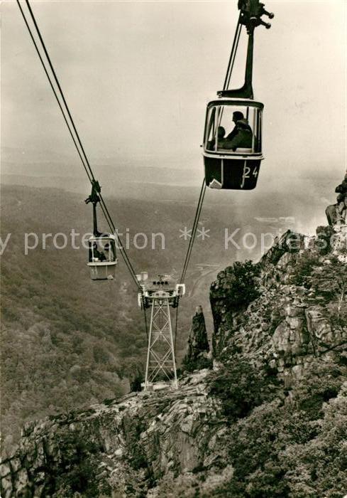 Seilbahn Bodetal Hexentanzplatz Thale