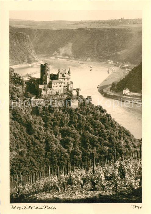 Foto Popp Nr. Burg Katz am Rhein