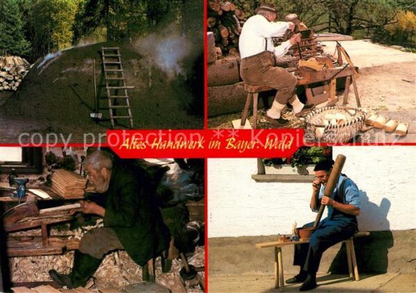 Handwerk Bayerischer Wald Köhlerei Holzschuhmach