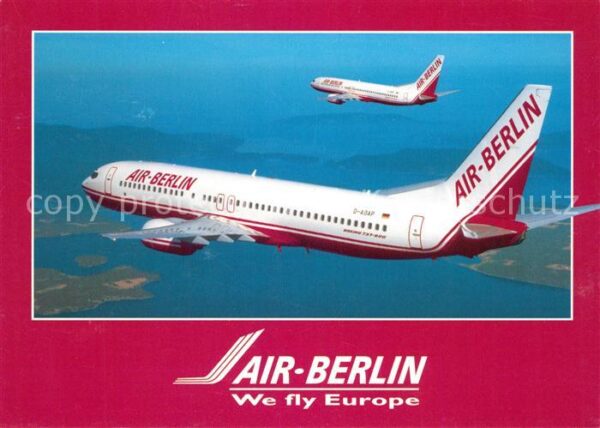 Flugzeuge Zivil Air-Berlin Boeing 737-800