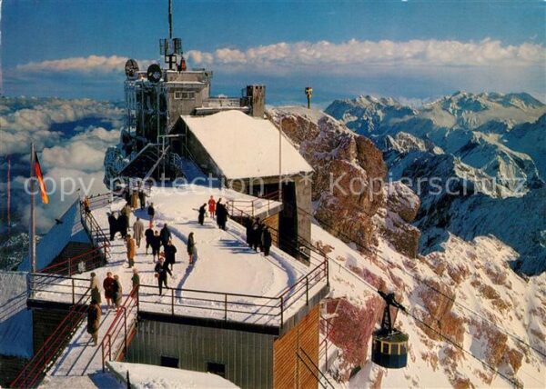 Seilbahn Zugspitzgipfel Gipfelterrasse Bergstati