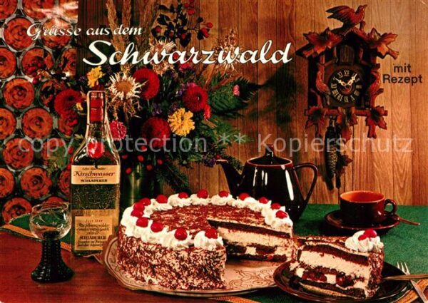 Lebensmittel Schwarzwälder Kirschtorte Rezept Kirsch